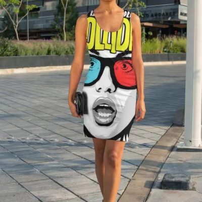 Collide Sublimation Cut & Sew Dress