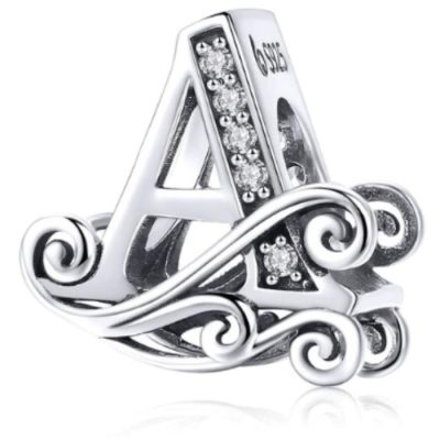 Silver Letter Charms